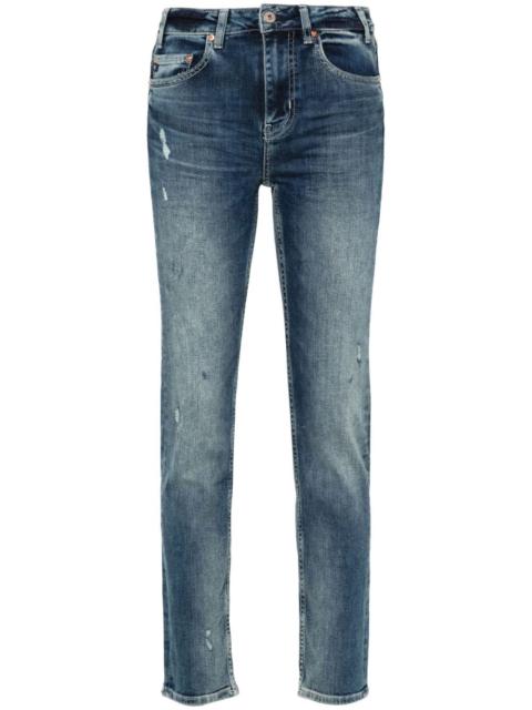 mid-rise skinny jeans