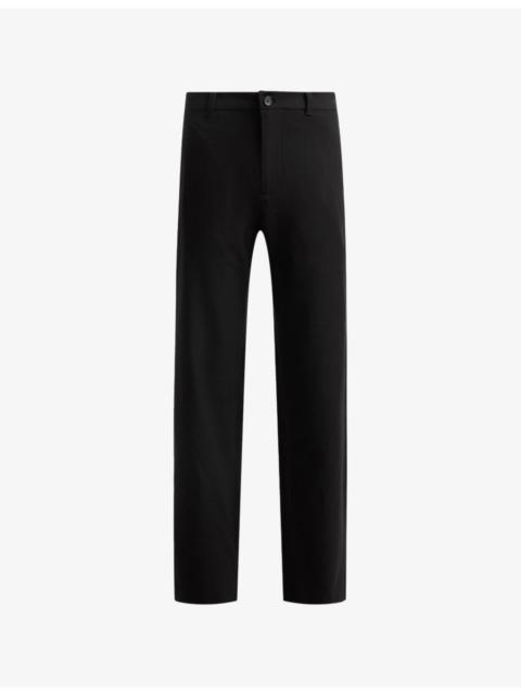 Halla relaxed-fit wide-leg stretch-woven trousers