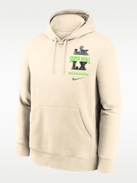 Seattle Seahawks Super Bowl LX Champions Long Ball Club Men's Nike NFL Pullover Hoodie