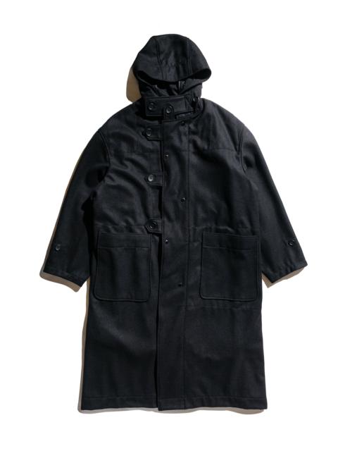 Duffle Coat Black 24oz Wool Melton