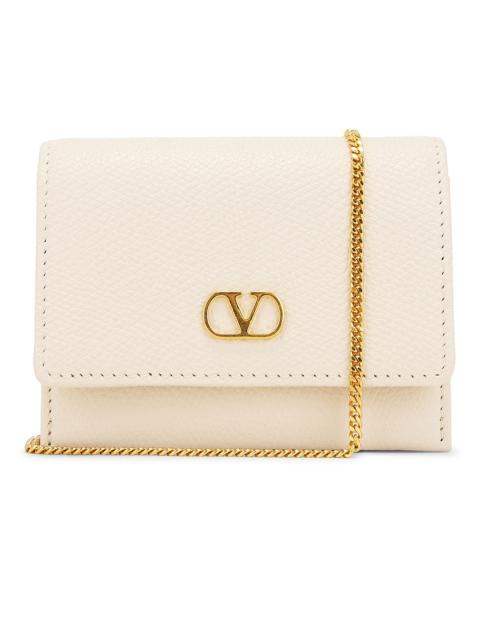 V Logo Signature Card Case