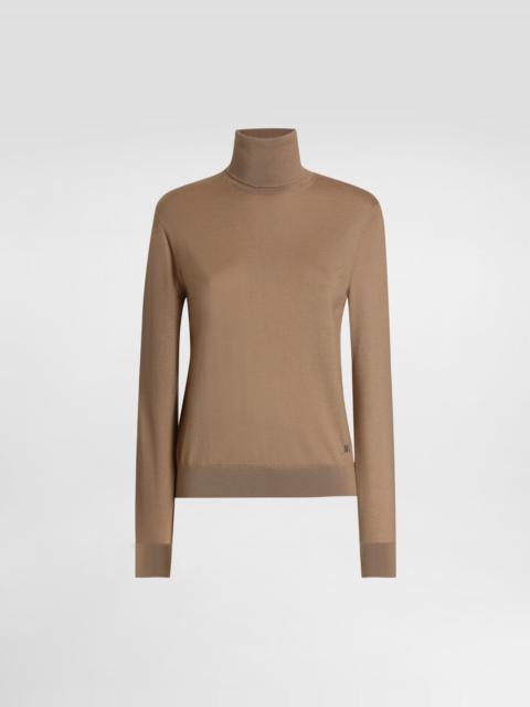 Cashmere turtleneck pullover