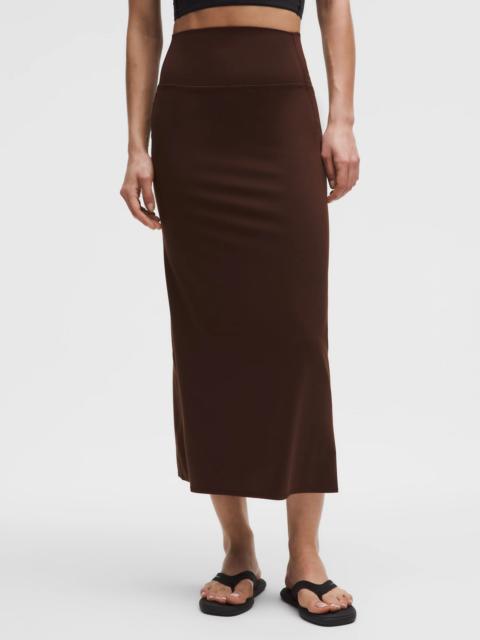 Nulu Slim-Fit High-Rise Maxi Skirt