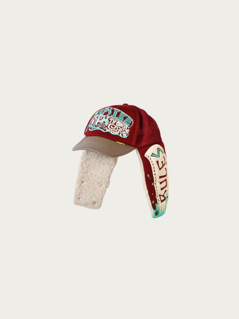 KAPSIZE RULEpt LUMBER Track CAP - Dark Red/Mocha