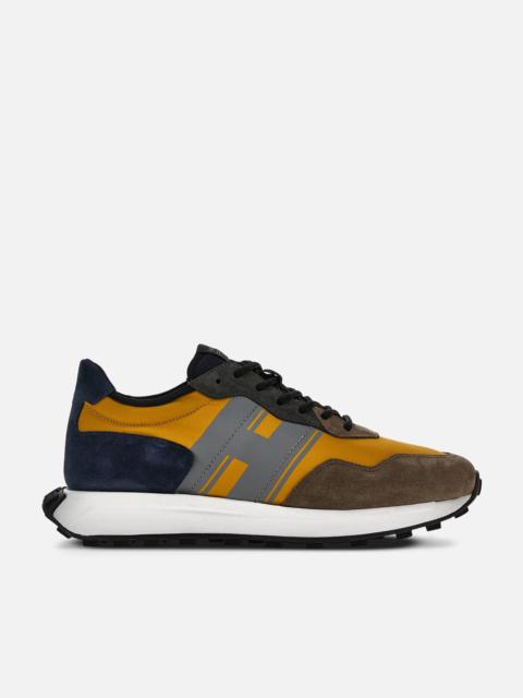 Sneakers Hogan H601 Brown Yellow Blue