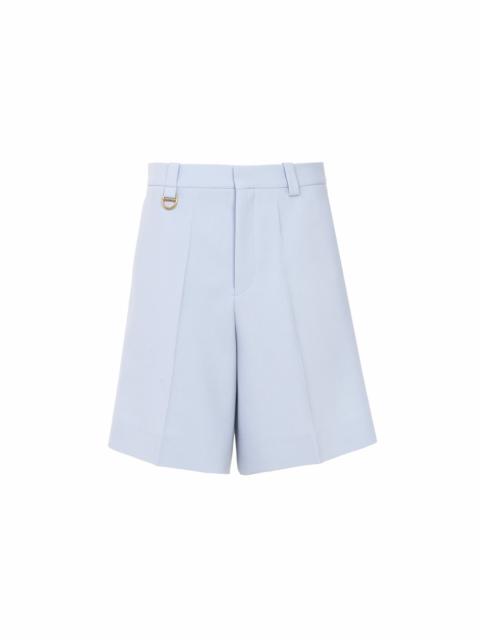 TAILORED SHORTS IN WOOL CRÊPE