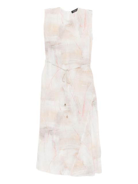 abstract-print sleeveless dress