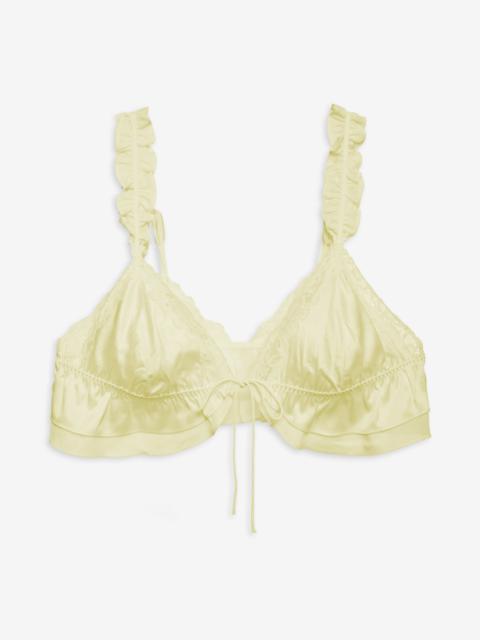 Butterfly Lace Ruffle Bralette