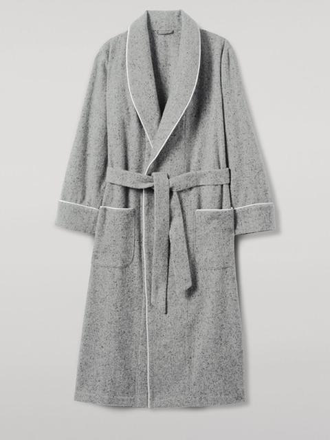 Donegal Cashmere Grey Dressing Gown