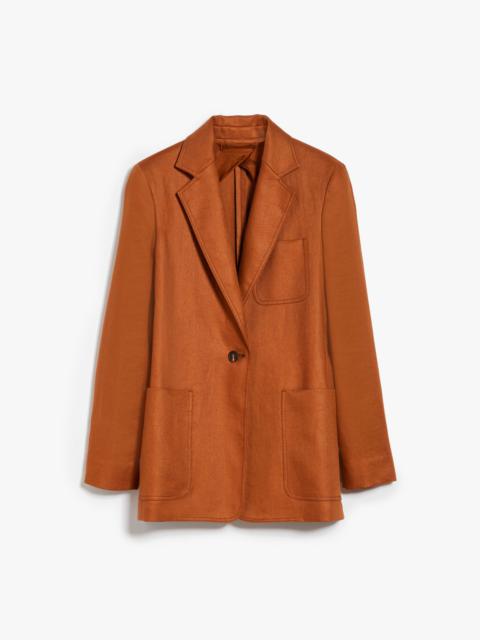 BOEMIA Single-breasted linen blazer