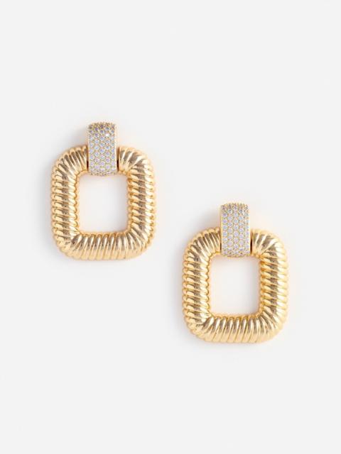 Gold Knocker Earrings