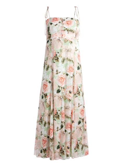 LORELLE GODET SKIRT MIDI DRESS