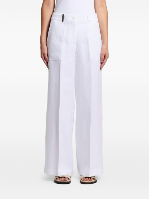 patch-pocket palazzo pants