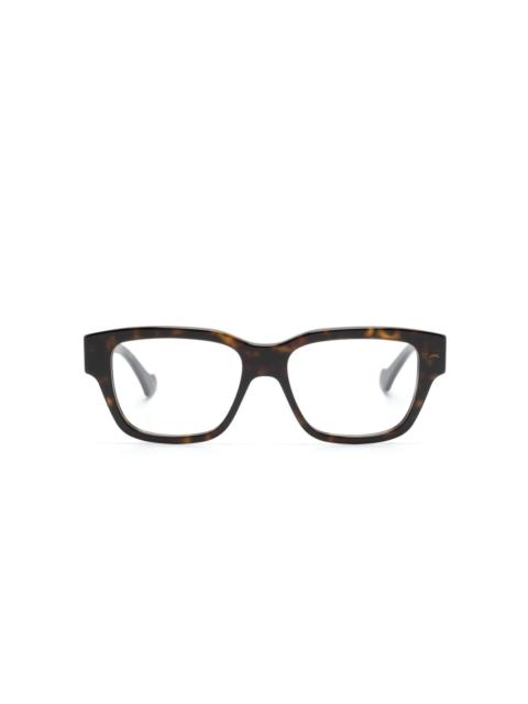 rectangle-frame glasses