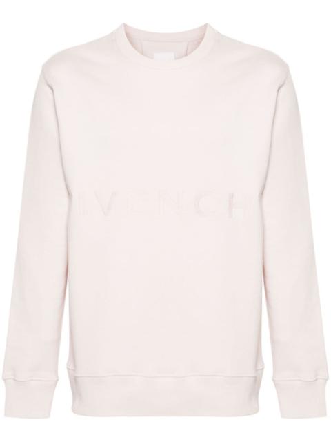 logo-embroidered cotton sweatshirt