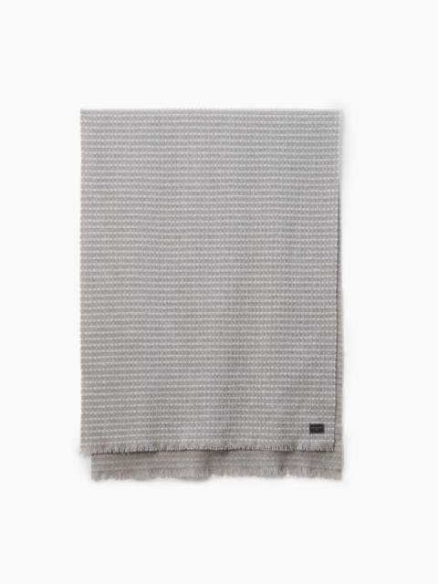 Joni Waffle-Knit Wool Scarf