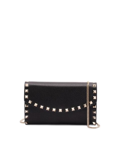 rockstud-embellished chain shoulder bag