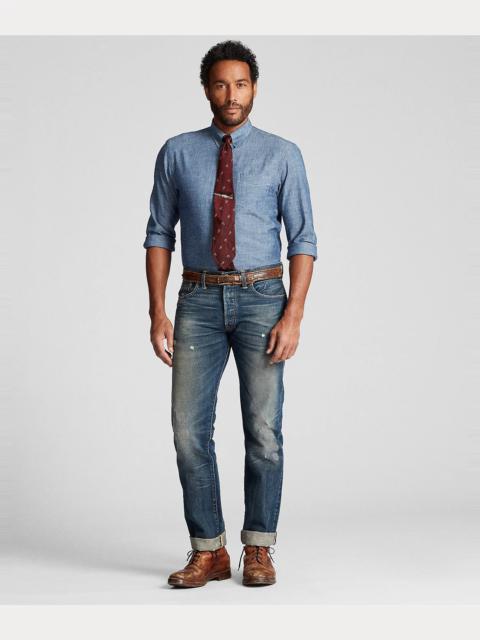 Slim Fit Chambray Shirt