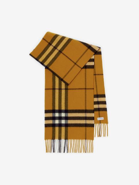 Check Cashmere Scarf