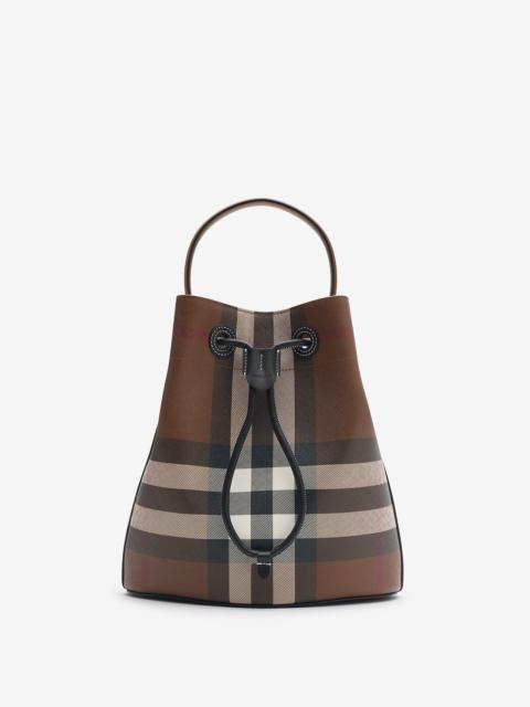 Small Check Bucket Bag