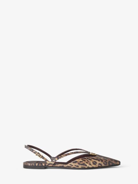 Fendi FFold Printed karung flats