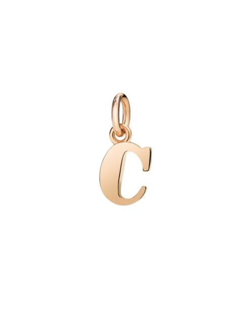 ROSE GOLD LETTER C CHARM