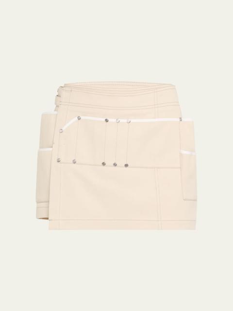 Wrap Toolbelt Mini Skirt