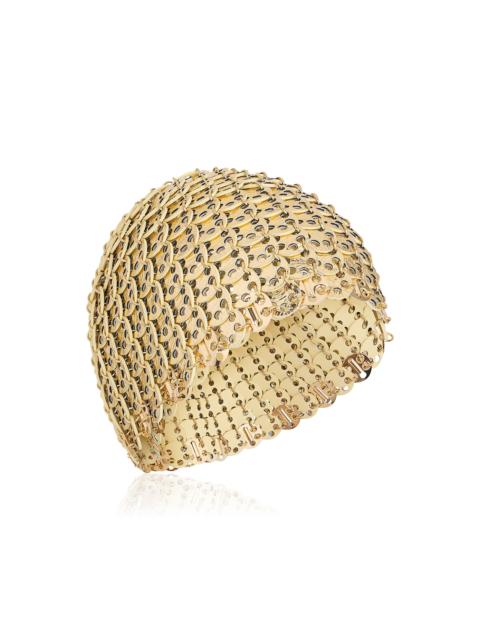 Leather Chainmail Cap gold