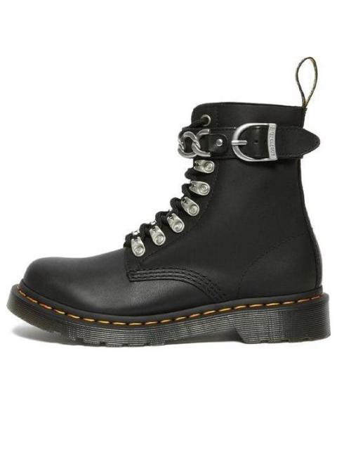 (WMNS) Dr. Martens 1460 Pascal Chain Leather Lace Up Boot 'Black' 27266001