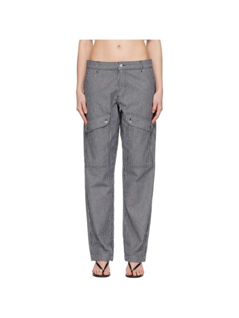 Navy Brixton Trousers