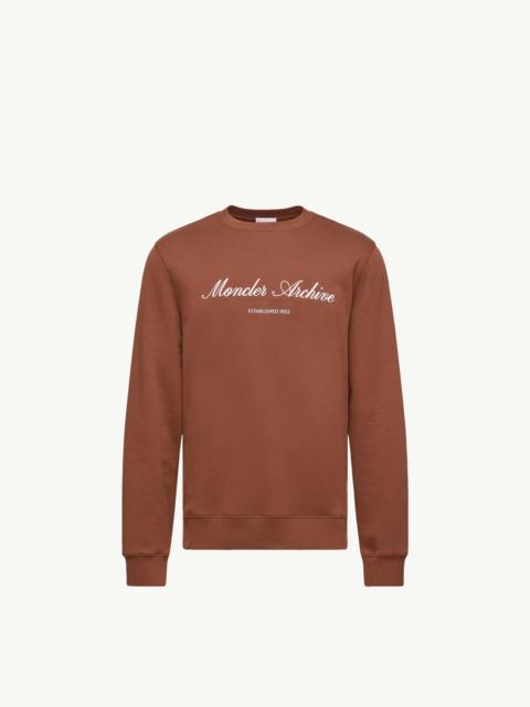 Cotton Blend Logo Sweatshirt