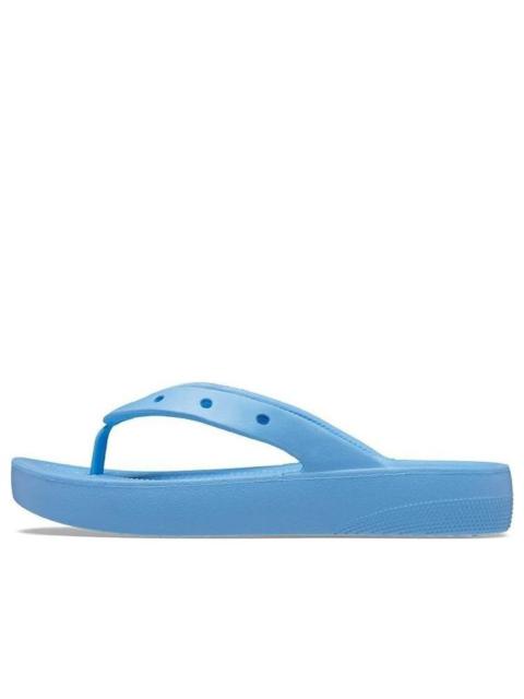 (WMNS) Crocs Classic Platform Flip 207714-4TB