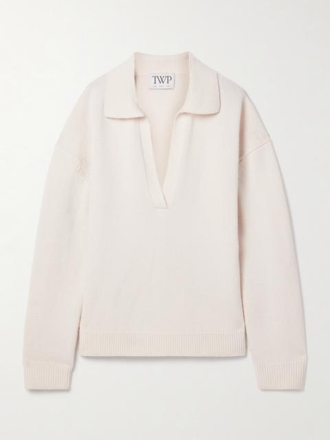 Cashmere Polo Sweater