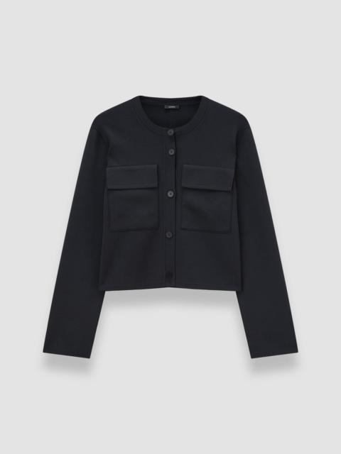Viscose Knit Stretch Cardigan Jacket