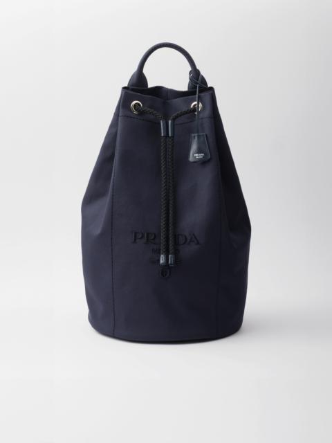 Canvas drawstring duffle bag