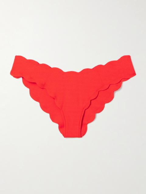 Antibes Scalloped Seersucker Bikini Briefs