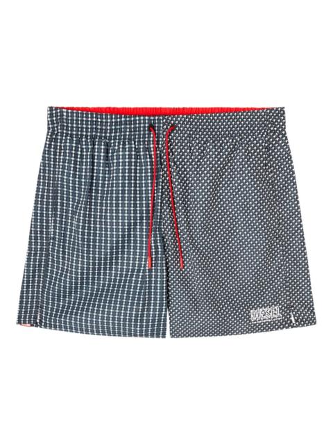 Sport-41-D-Core patterned swim shorts