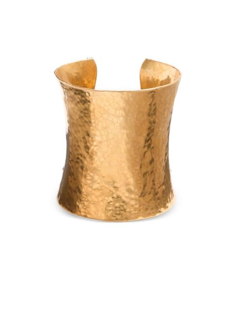 Cuffy hammered-pattern bracelet