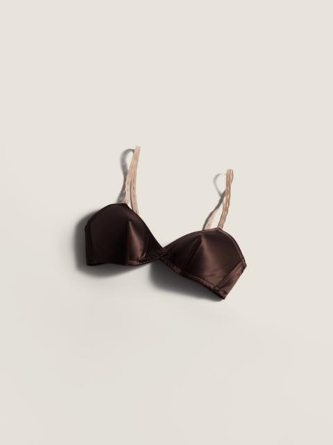 Satin bra