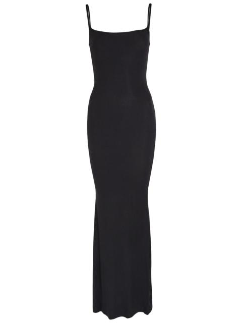 Skims Ribbed Stretch-modal Maxi Dress