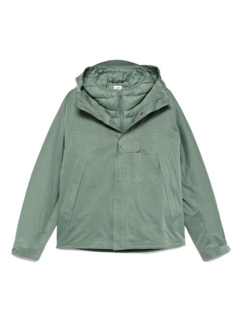 hooded detachable-liner jacket