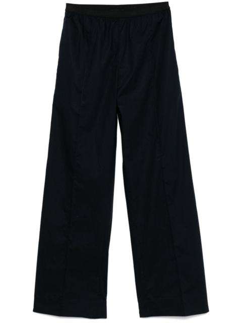 straight-leg trousers