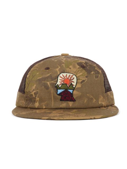 Mesh Panel Logohead Hat - Leaf Camo