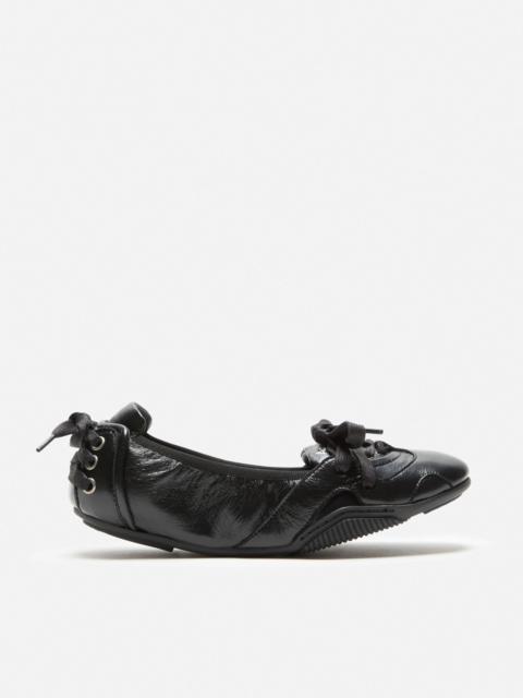 Lace-up leather shoes - Black