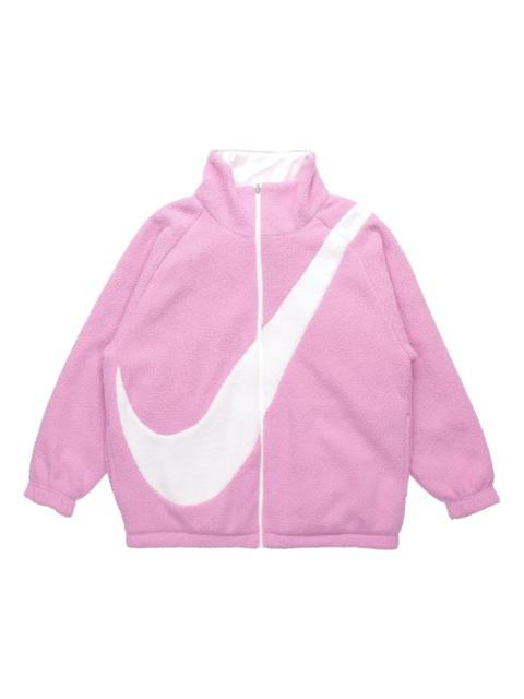 (WMNS) Nike Large Logo Casual Reversible Jacket Pink DC5138-616