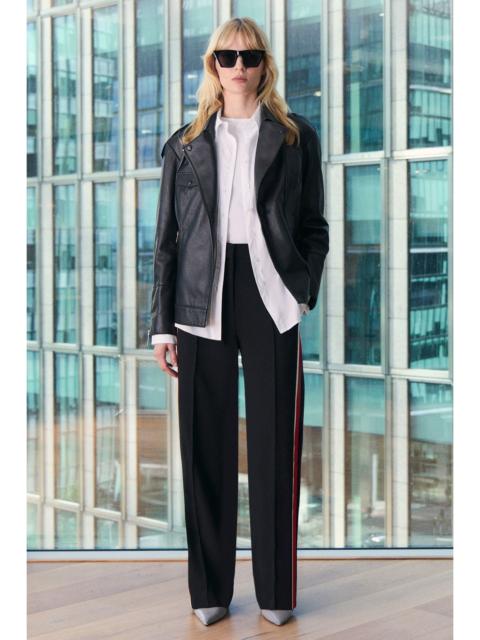 Leather Minimal Biker Jacket