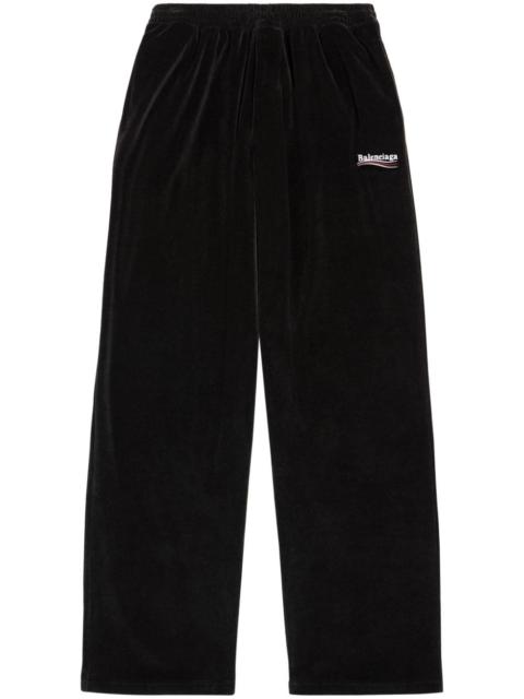 logo-embroidered track pants