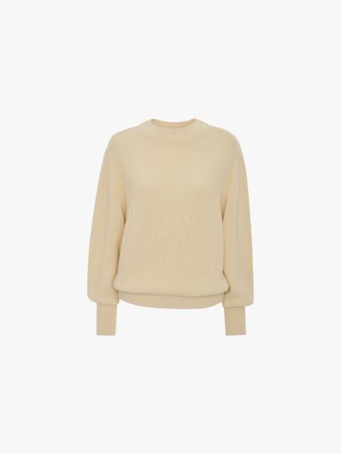 Relaxed Fit Jumper In Ivory