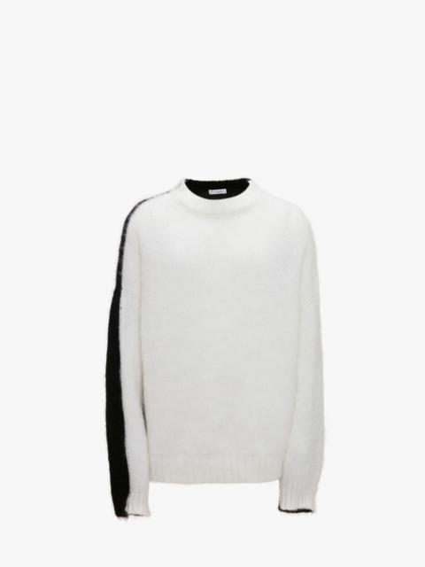COLOUR BLOCK CREWNECK JUMPER