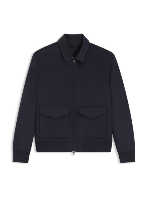 BECKHAM X BOSS ZIP JACKET IN WOOL AND CASHMERE